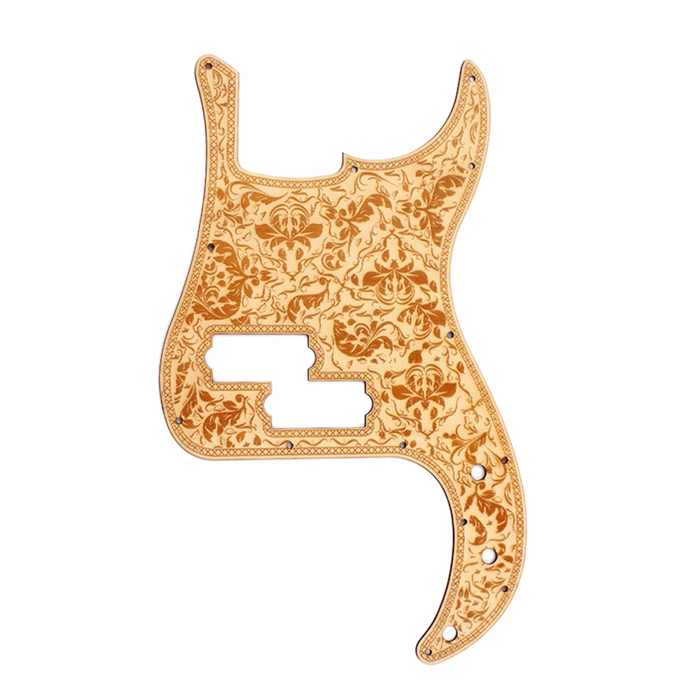 Гитара Pickguard практичный деревянный легкий прочный цветочный узор Гитара Pickguard гитарные части для друзей семьи любовника