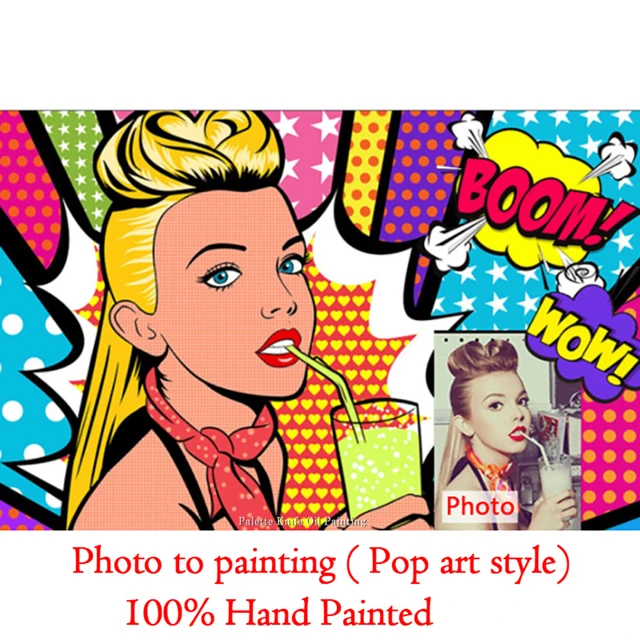 Custom Hand Painted Art From Your Photo Painted on YOUR 
