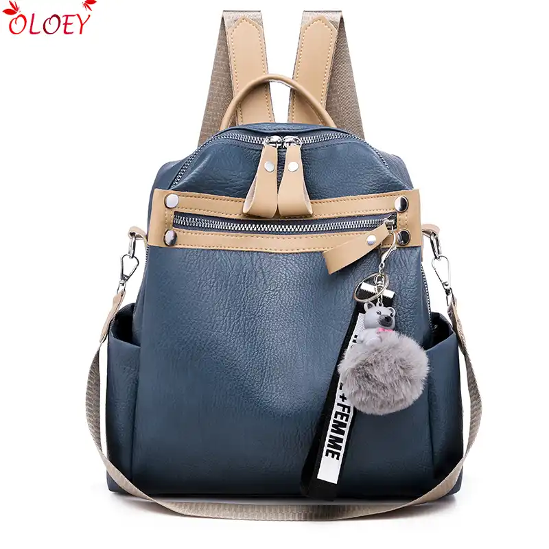 small quilted backpack