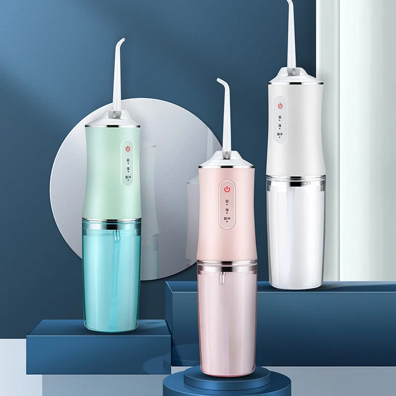 Irrigador Oral impermeable, chorro de agua recargable por USB, tanque de agua, limpiador de dientes, 300ML