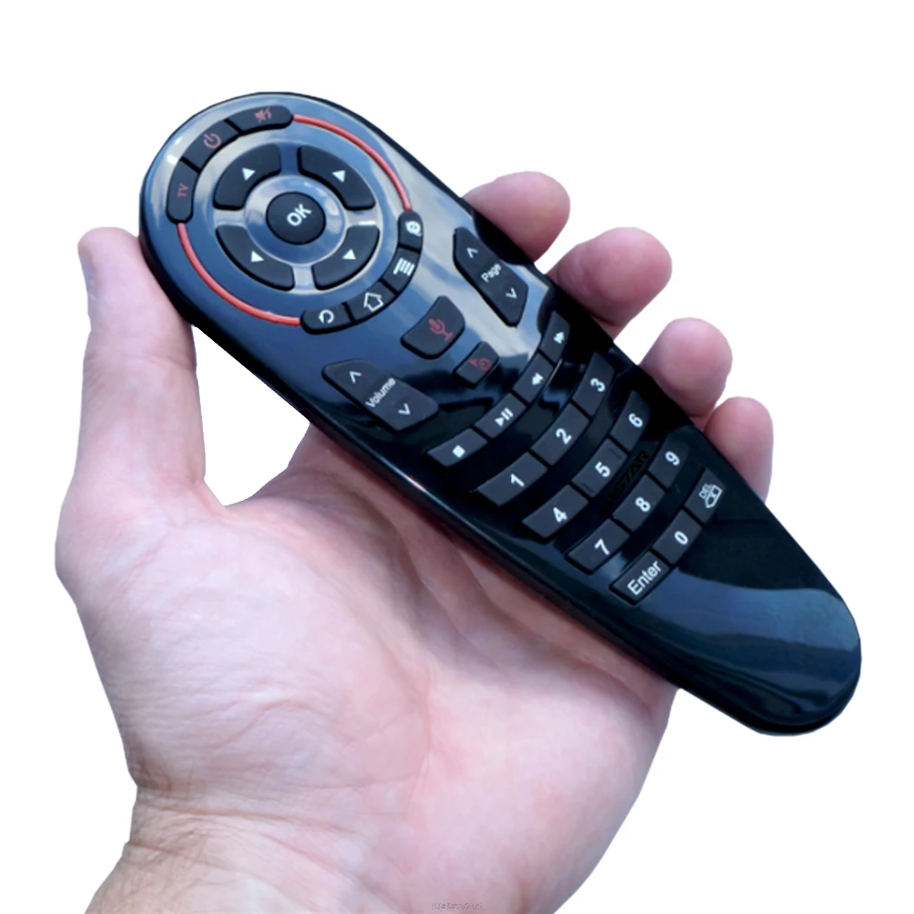 HUACP G30 Air mouse 33 клавиши ИК обучения гироскопа Google голосовой поиск 2 4G Fly