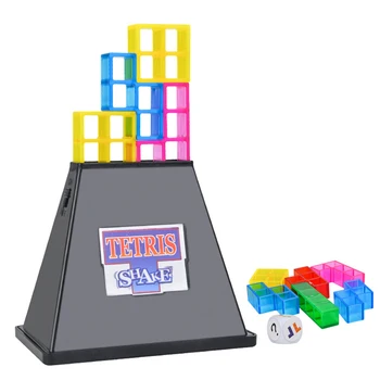 

Kids Toy Intelligence Vibration Base Tetris Game Early Education Balancing Building Blocks Children Gift Sensory Imagination