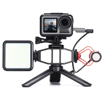 

Vlog Bracket Adapter with 1/4inch Screw Cold Shoe Mount Holder for GoPro Hero 7/6 Sjcam EM88