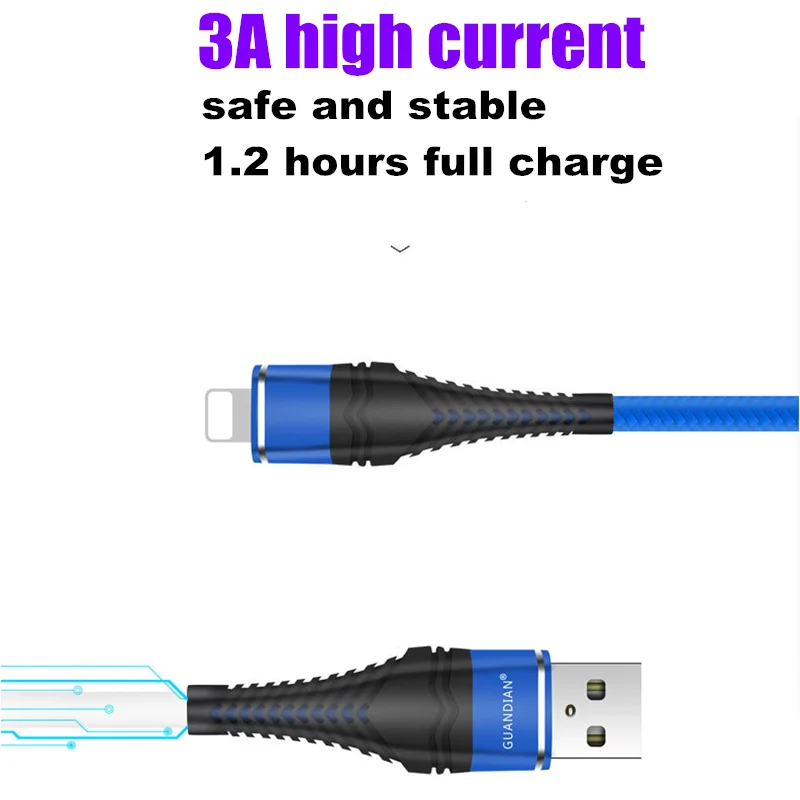 USB кабель быстрой зарядки для iPhone type-C Micro Xiaomi Redmi Pro Android кабель для передачи данных для мобильного телефона для samsung S7 Micro зарядное устройство
