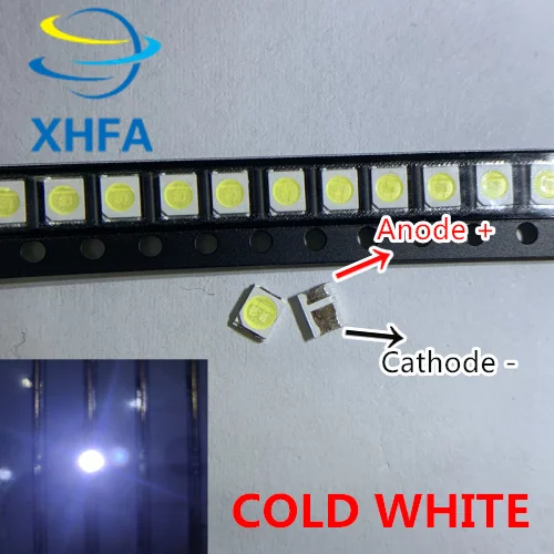 200pcs Original JUFEI LED 3528 2835 1210 Light Beads High Power 1W 6V Cool white For LCD TV Backlight Applicatio | Лампы и освещение
