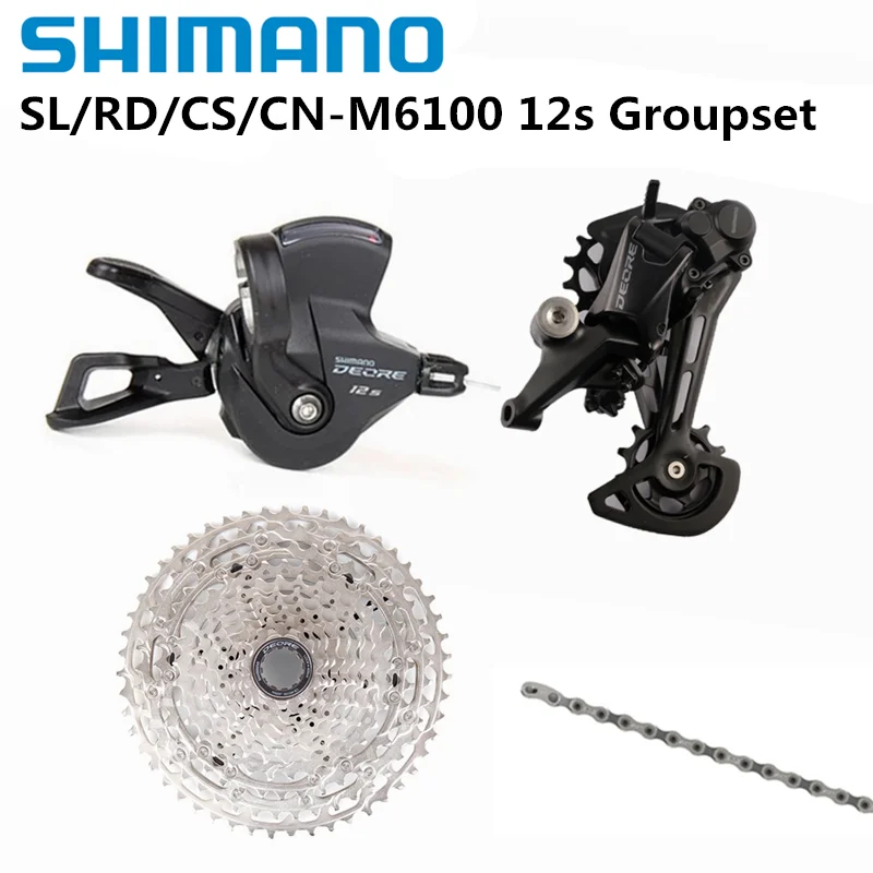 Новинка переключатель передач SHIMANO DEORE M6100 12s задний для горного велосипеда