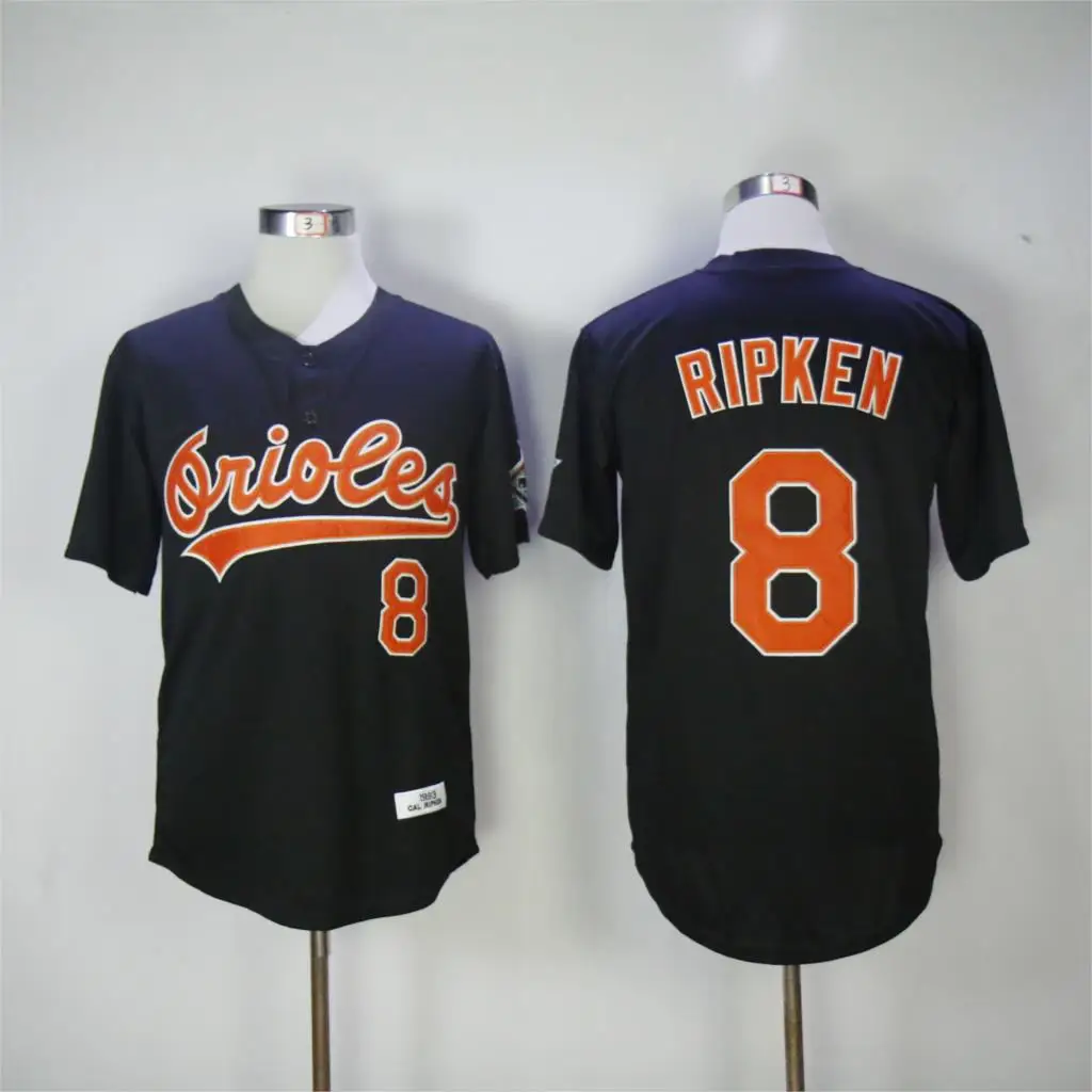 AS PICTURE Сшитая мужская майка Baltimore Cal Ripken Jr Adam Jones Jim Palmer в винтажном стиле - Цвет: AS PICTURE