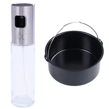 

Portable Olive Oil Sprayer Dispenser with Air Fryer Accessories Air Fryer Set