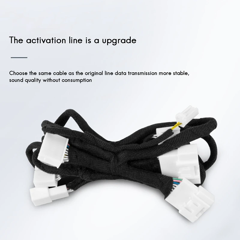 Cable de altavoz del coche, modificación, 8 litros, 14, actualización de activación de Audio para Tesla Model 3