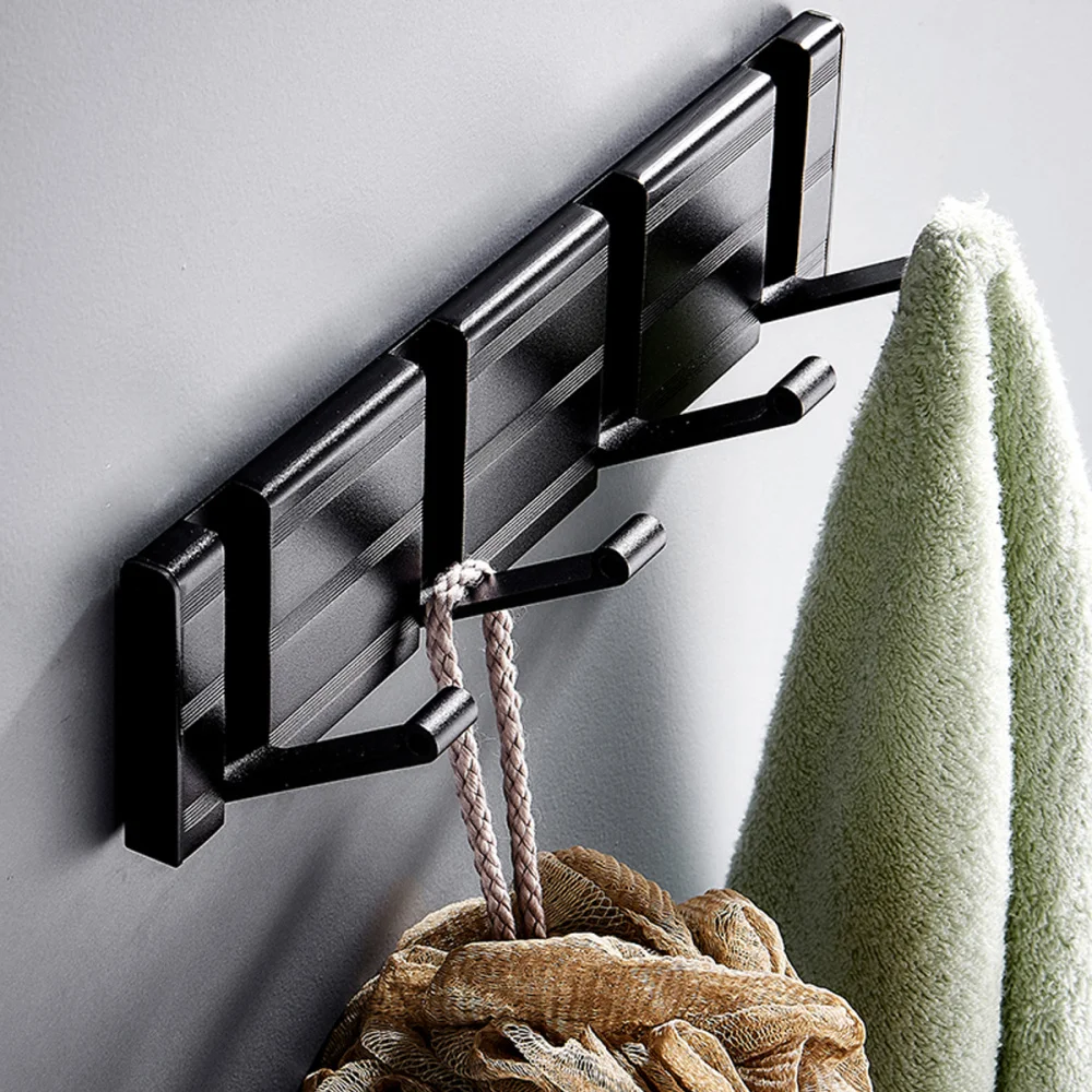 Hook Wall Mounted Retractable Coat Rack Space Saving Foldable Hooks for Bedroom | Дом и сад