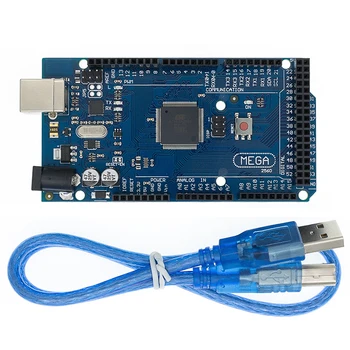 

20sets Mega 2560 R3 Mega2560 REV3 ATmega2560-16AU,20pcs ATMEGA16U2-MU Board + 20pcs USB Cable compatible