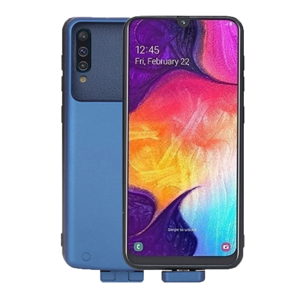 7000 мАч для samsung Galaxy A50 чехол для аккумулятора тонкий резервный чехол для зарядного устройства Внешний смарт-аккумулятор для samsung A50 чехол для аккумулятора