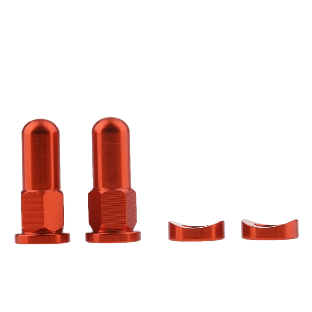1 Pair Black Aluminum Alloy Rim Lock Nuts and Washers for Dirt Bike CRF  
