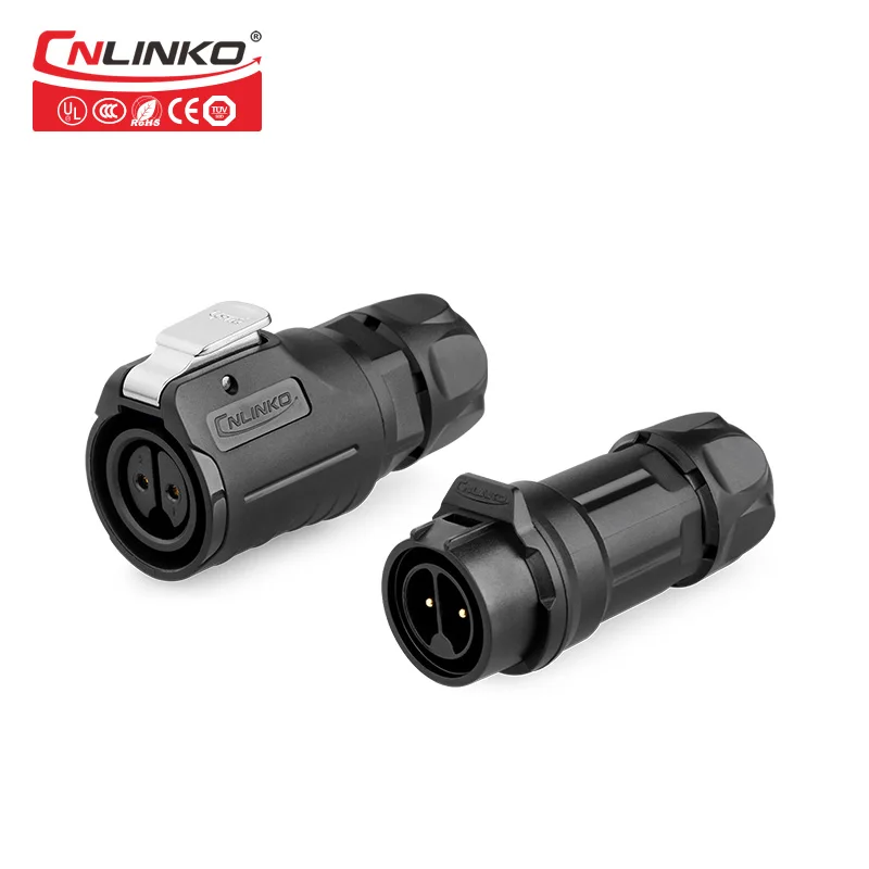 

Cnlinko M 16 2 pin Male And Female Connector Inline Quick Connect Waterproof Electrical Connector Aviation Adapter