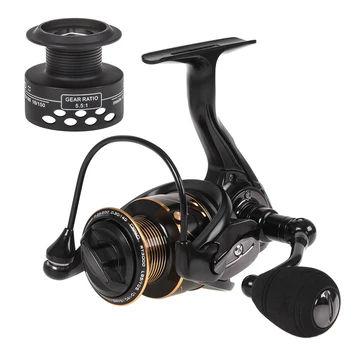 

Spinning Fishing Reel 13BB + 1 Bearing Balls Metal Spinning Reel Boat Rock Fishing Wheel with with Extra Spool Carp Fishing