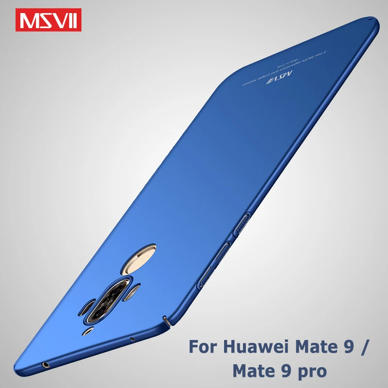Чехол для Mate 9 роскошный тонкий чехол Msvii Huawei Pro жесткий из поликарбоната mate чехлы