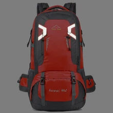 60L waterproof unisex men backpack travel pack sports bag pack Outdoor Climbing Mountaineering Hiking Camping backpack for male