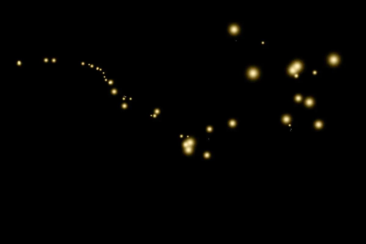 平面素材-80张高清唯美萤火虫荧光蝴蝶叠加合成素材 80 Fireflies Overlays(5)