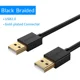 USB2.0 Braided BLACK