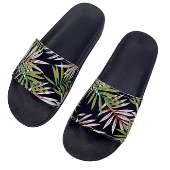 

Women Slides Sandals Slippers Sandalias De Mujer Beach Bamboo Leaf Home Slippersslippers Scute House Mules Hoes Highslippep