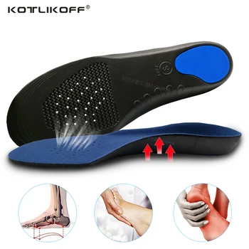 

KOTLIKOFF 2019 Orthopedic Insoles Flatfoot Orthotics Cubitus Varus Orthopedic Foot Pad Care Insole Unisex Deodorant Insole