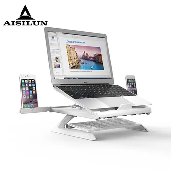 

Laptop Stand 9 Angles Adjustable Desktop Standing Lapdesk Smartphone/Notebook Riser Holder for MacBook Air Pro Up to 17''