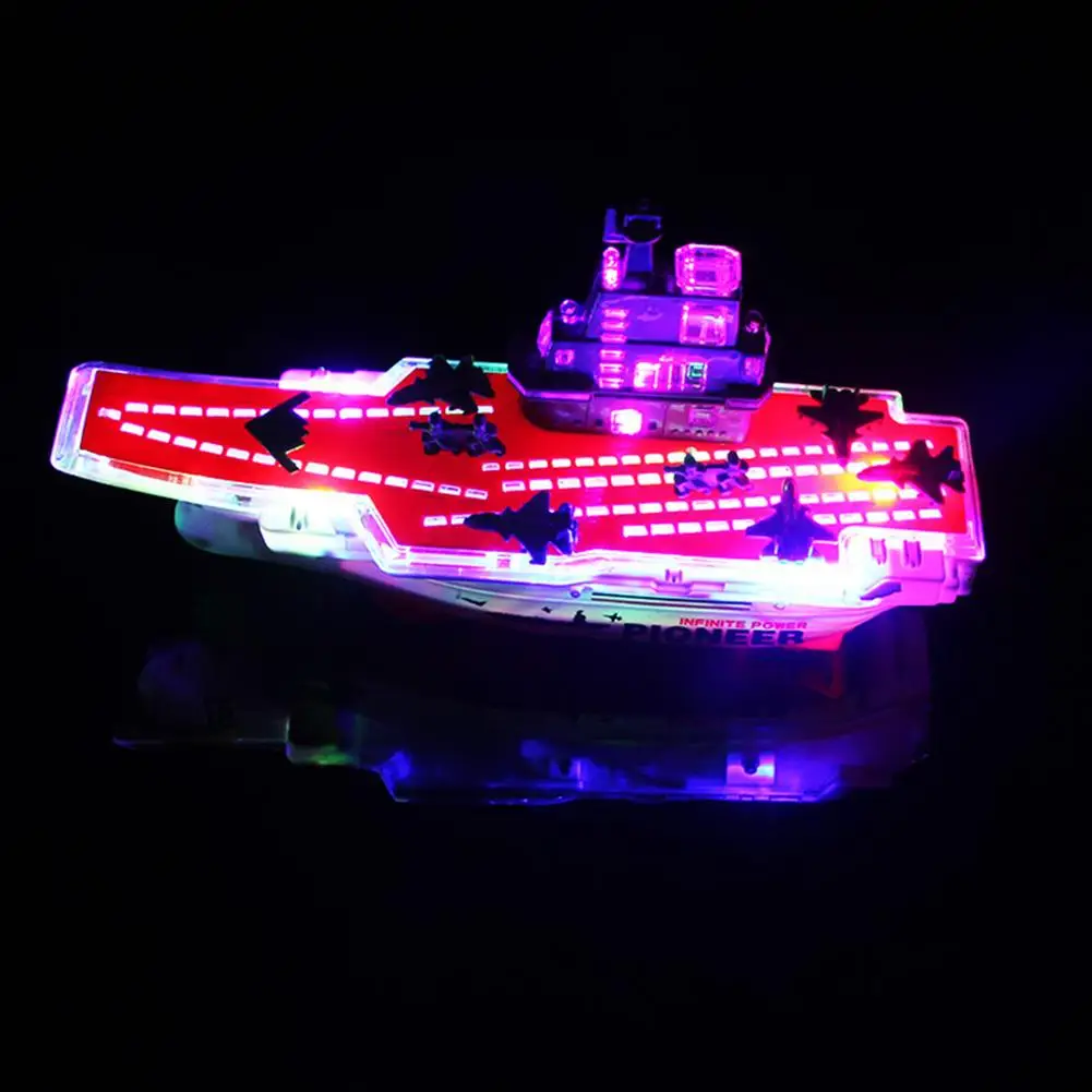 

Kids Boat Toy Electric 360 Rotating Cruise Ship Model with LED Music Educational Kids Toy