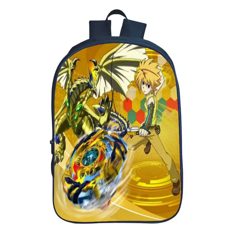 Мультфильм Beyblade Burst печатных подростков девочек школьная сумка для мальчиков 16 дюймов рюкзак для студентов школьный рюкзак для детей