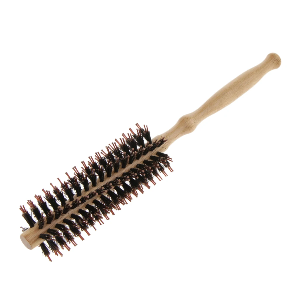 Bristle Hair Round Brush Roller Hair Care Curly Comb Scalp Massage Hairbrush