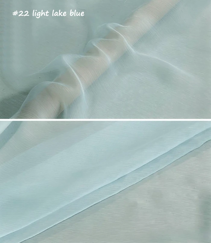 Luxurious Crinkled Pure Mulberry Silk Chiffon Scarf