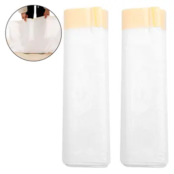 

2 Rolls Cat Litter Box Liners Drawstring Kitty Litter Pan Bags for Indoor