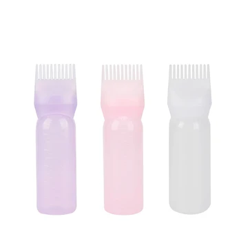 

Hair Dye Bottle Shampoo Soft Bottle Hot Applicator Brush Dispensing Salon Hair Coloring Dyeing Washing Tools Dry Pot Bottles