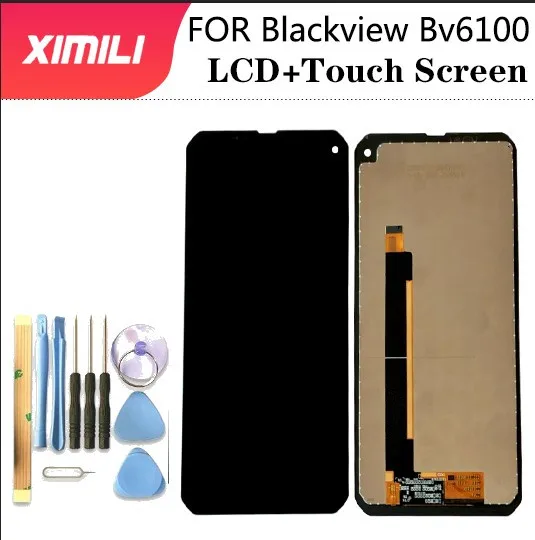 

XIMILI For Blackview Bv6100 LCD Display and Touch Screen +Tools And Adhesive For Blackview Bv6100 Phone Accessories 6.88''