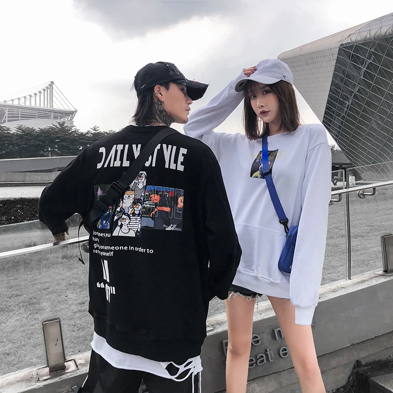 Harajuku хип хоп мужские толстовки Женская повседневная одежда пальто с принтом брендовая мужская флисовая Модная Верхняя одежда Толстовка 5JAMB