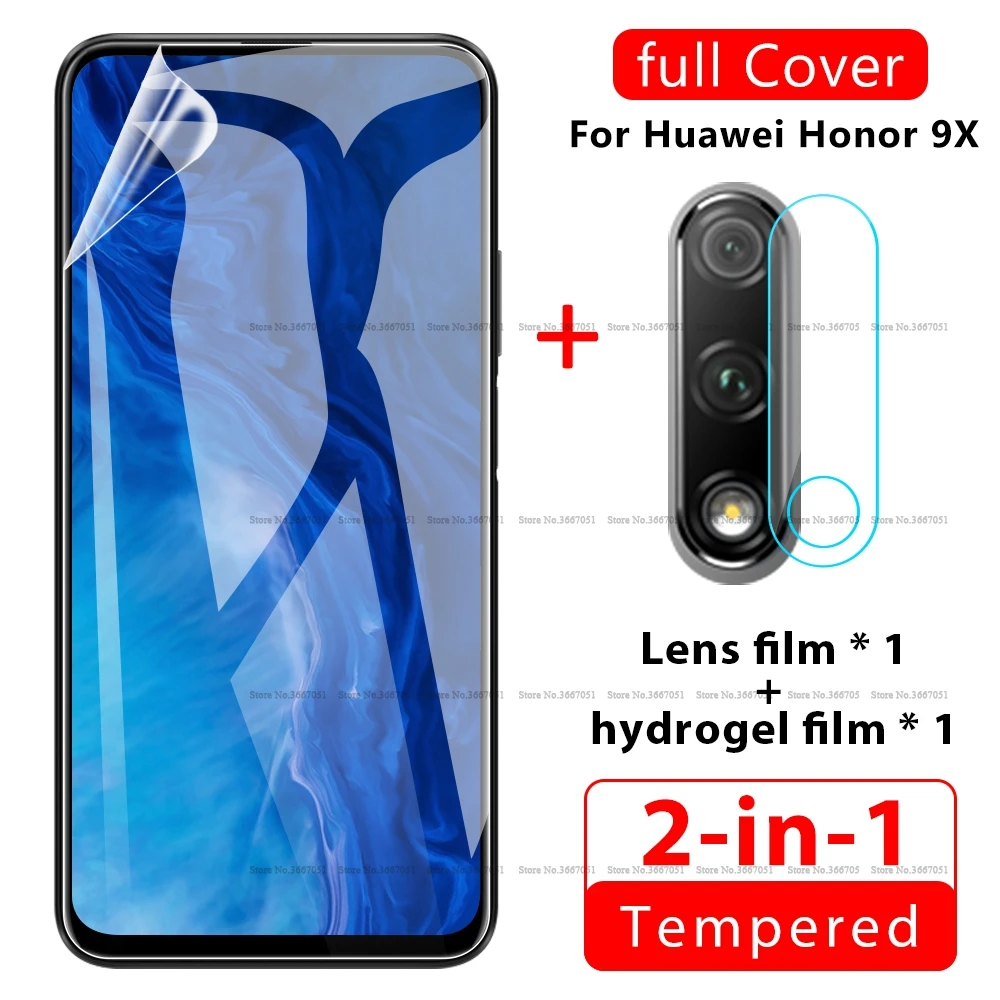 2 в 1 мягкая Гидрогелевая пленка для huawei mate 30 P30 Pro P20 Lite 2019 P Smart Z Nova 5i Y9 Prime камеры