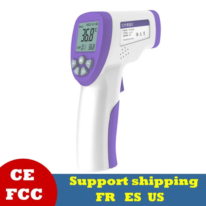 

CE&FCC Certification Infrared Thermometer IR Temperature detector Gun Non-Contact LCD Digital Thermometer Meter Fever Measure