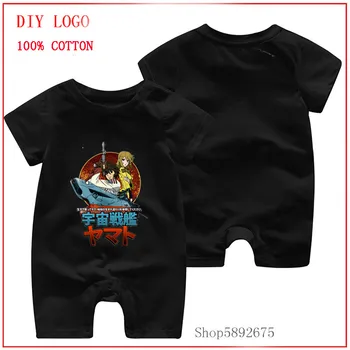 

New Born Baby Clothing Star Blazers apanese science fiction anime series Summer Rompers Baby Cotton Jumpsuit Baby Clothes Unise
