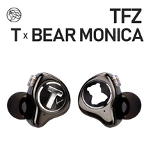 TFZ T X BEAR MONICA In Ear Monitor профессиональные наушники с шумоподавлением супер бас DJ музыка HIFI гарнитура съемный кабель