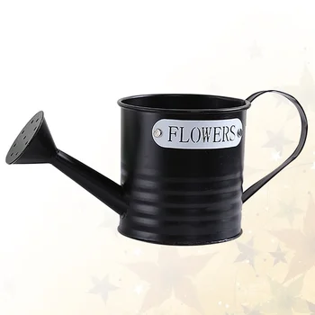 

1pc Simple Iron Watering Pot Gardening Tin Portable Flower Can for Flower Home