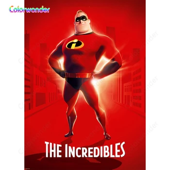 

Cartoon Superman Bob Backdrops for Photography Children Birthday Party Baby Shower Decor Photography Backgrounds Photo Studio