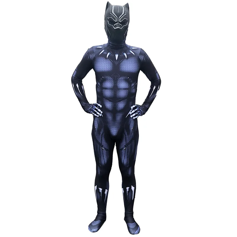 Детский костюм для мальчиков, Костюм черной Пантеры, новая версия костюма  для косплея «Халла», костюм на Хэллоуин для взрослых, костюм BP - купить по  выгодной цене | AliExpress