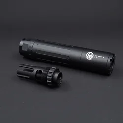 14MM CCW Thread Metal The Ghost M Suppressor for Toy Gel ball blaster airsoft AEG GBB