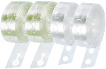 

METABLE 4 Rolls Balloon Arch Garland Decorating Strip Tape Kit Confetti for Wedding Birthday Gold Party Supplies DIY Decoration