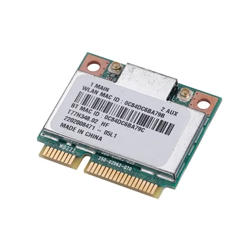 

Dual Band 2.4G/5Ghz Network Card 300Mbps Bluetooth 4.0 WIFI Mini PCI-E Wireless Card Network Card For Laptop Computer