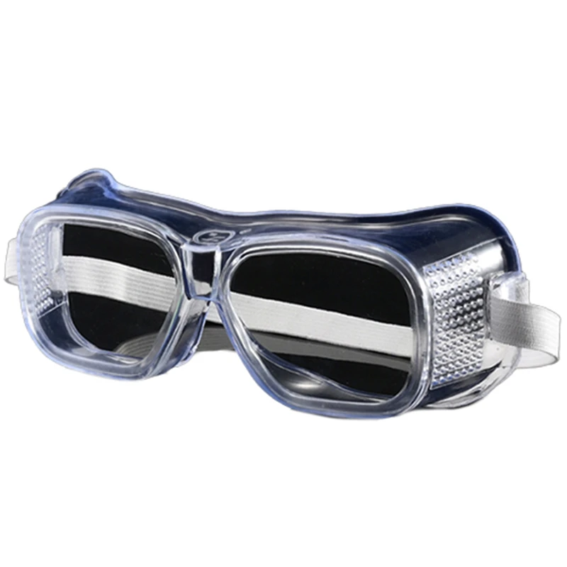 

Safety Goggles Fully Enclosed Transparent Lens Goggles Eye Protective Glasses Anti-Fog Antisand Dust Resist UV Light 4Pcs