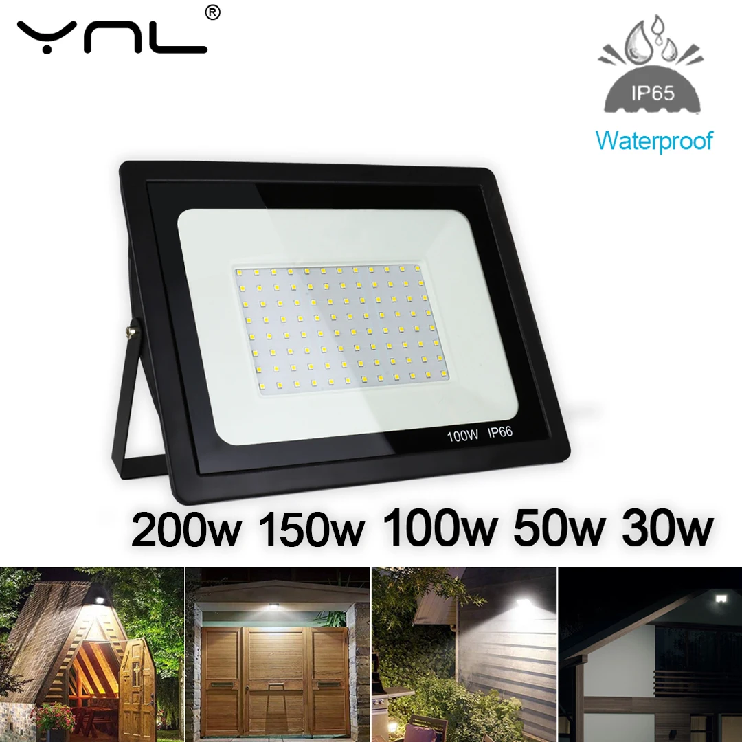 LEDFloodLightsOutdoorLighting200W150W100W50WAC220VIP66