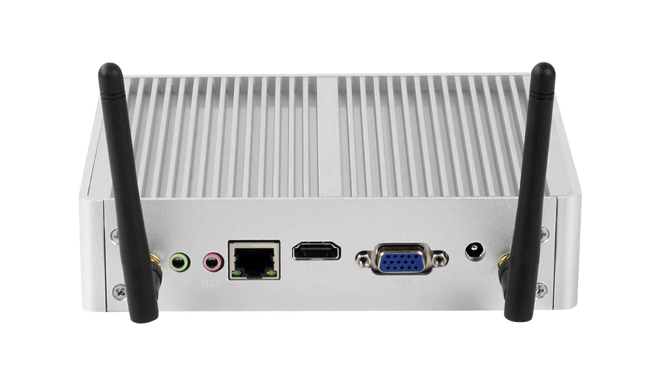 Большой сделки безвентиляторный мини-ПК Core i7 5500DU безвентиляторный блок ПК HTPC TV корпус Hdmi 6* USB игровой офисный мини-компьютер распродажа