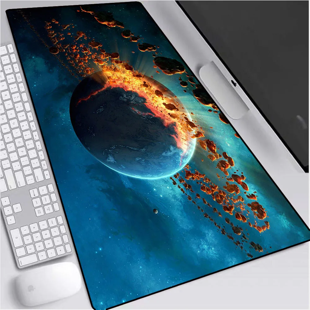

Large Impact Earth Series Pattern Mouse Pad Home Table Mat High Quality Rubber Waterproof Non-slip Keyboard Mat Gaming Mousepad