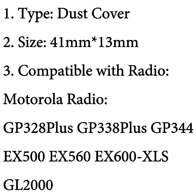 Черный пылезащитный чехол 1 шт. аксессуар для наушников сторона GP328Plus GP338Plus GP344 EX500 EX560 рация радио