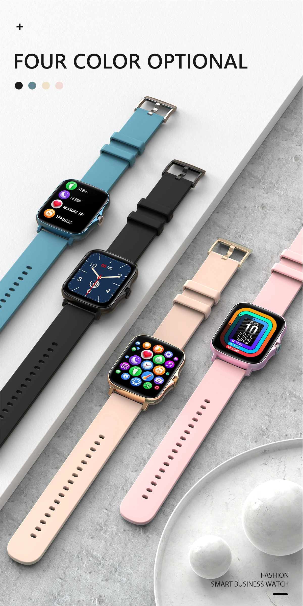 2021 Mens Smart Watch Waterproof B57 Hero Band 3 Heart Rate Blood Pressure Sprots Relogio Smartwatches Bracelet for Android IOS